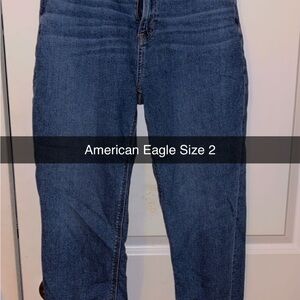 American Eagle Outfitters High Rise Blue Jeans